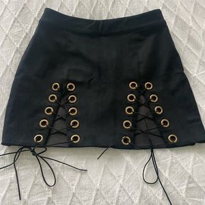 Mistress Rocks suede skirt